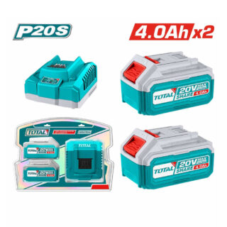 KIT CHARGEUR + BATTERIE 20V 4.0AH TFBCPK1424