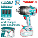 CLÉ A CHOC 1350NM 20V 5AH S/BAT TIWLI201351
