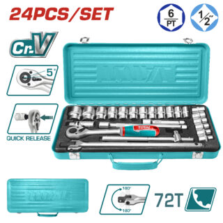 BOITE A DOUILLES 1/2 24PCS THT121242