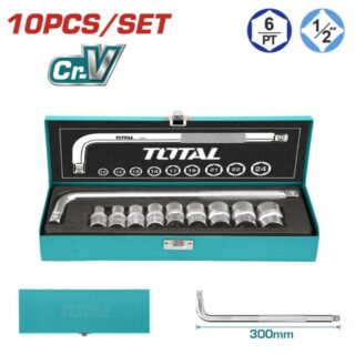 BOITE A DOUILLES 1/2" 10PCS THTL121101