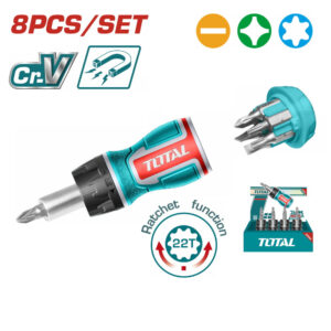 TOURNEVIS 8EN1 CLIQUET TACSDS1726