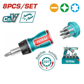 TOURNEVIS 8EN1 CLIQUET TACSDS1726