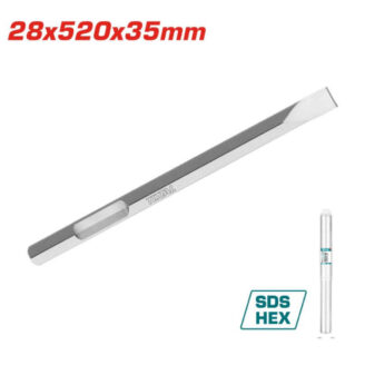 BURIN HEX PLAT 28X520MM TAC153428112