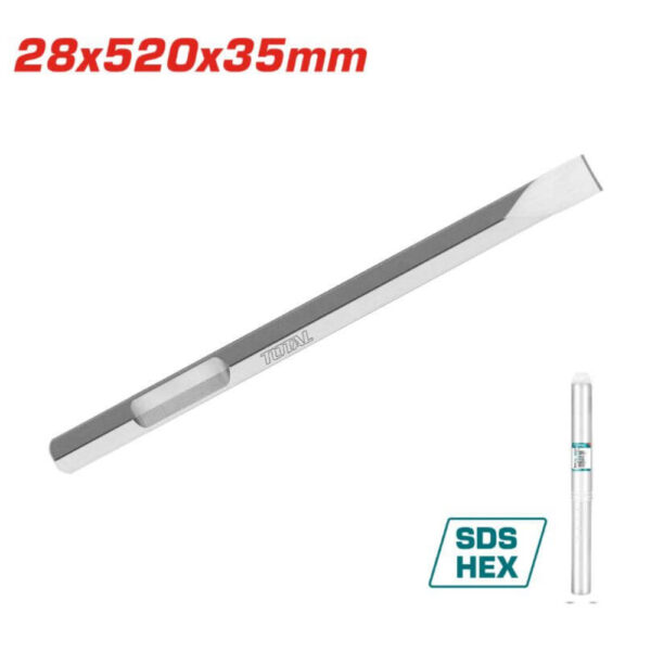 BURIN HEX PLAT 28X520MM TAC153428112