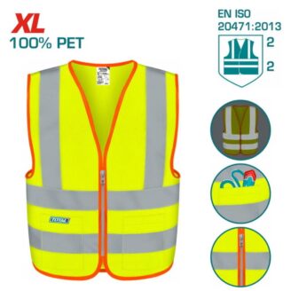 GILET DE SECURITE JAUNE TSP63XL